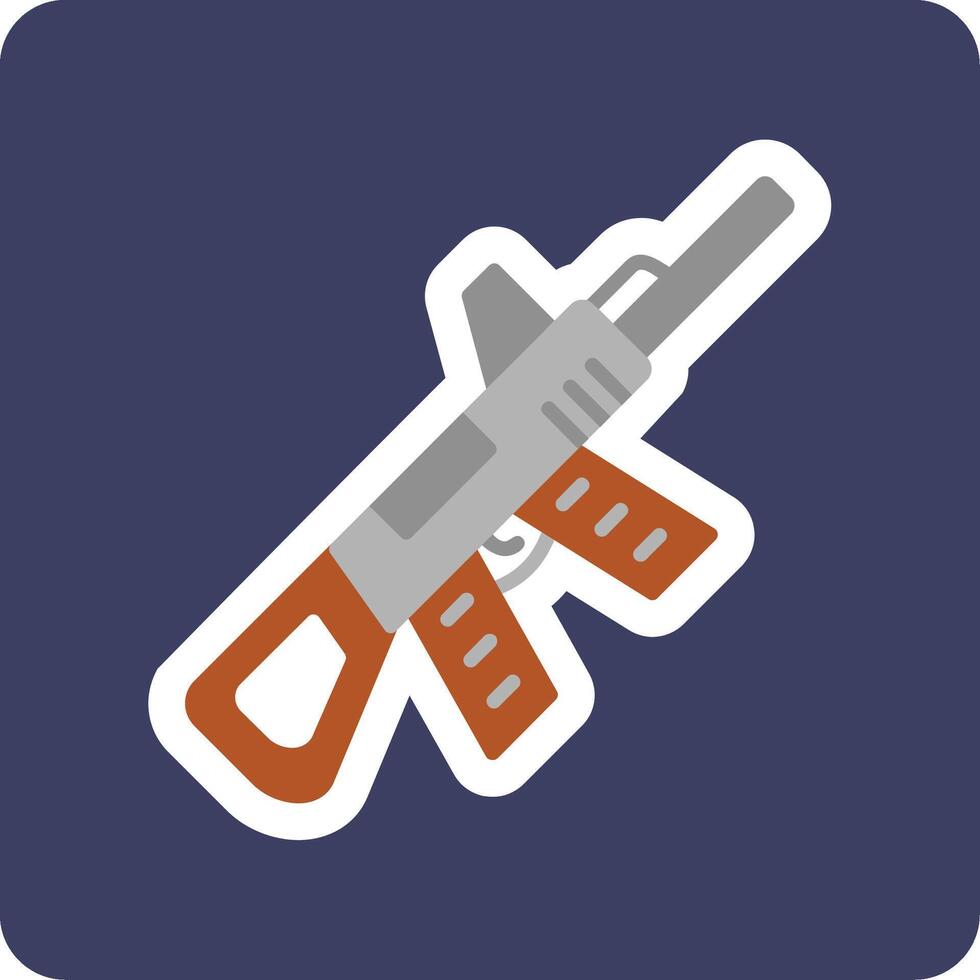 Machine Gun Vector Icon