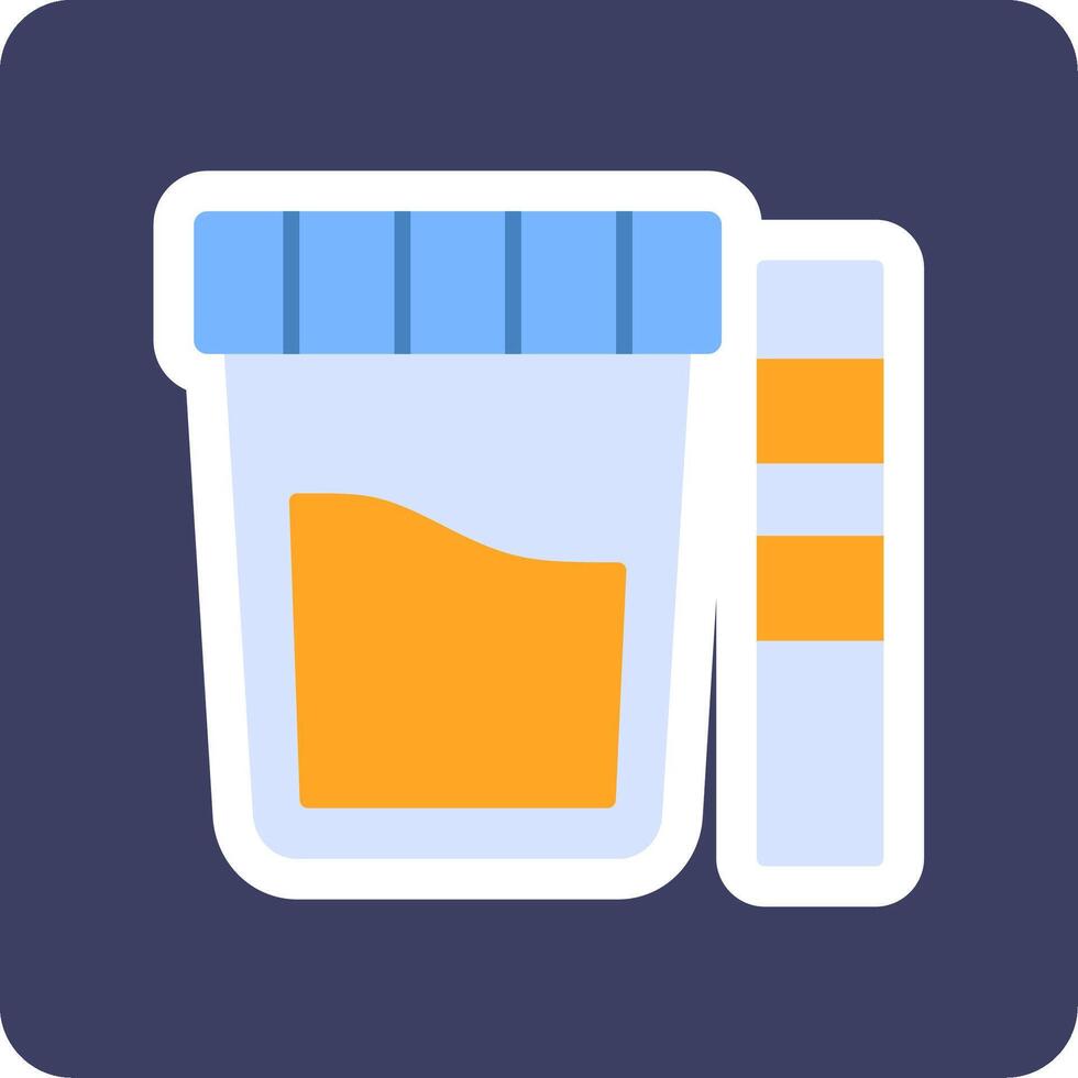 Urine Test Vector Icon