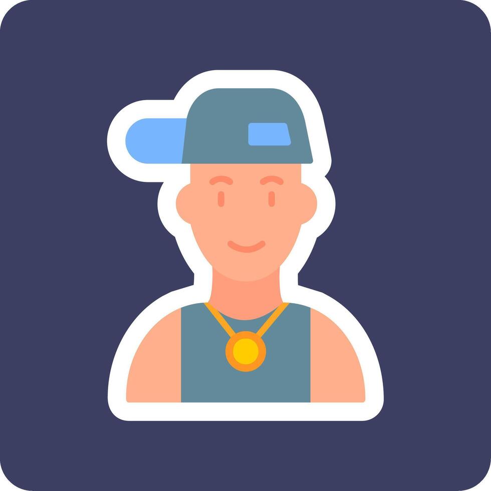 Rapper Vector Icon