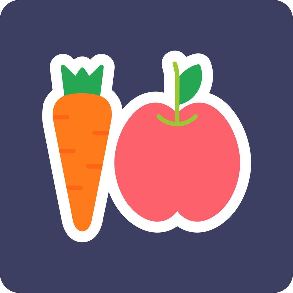 Healthy Food Vector Icon