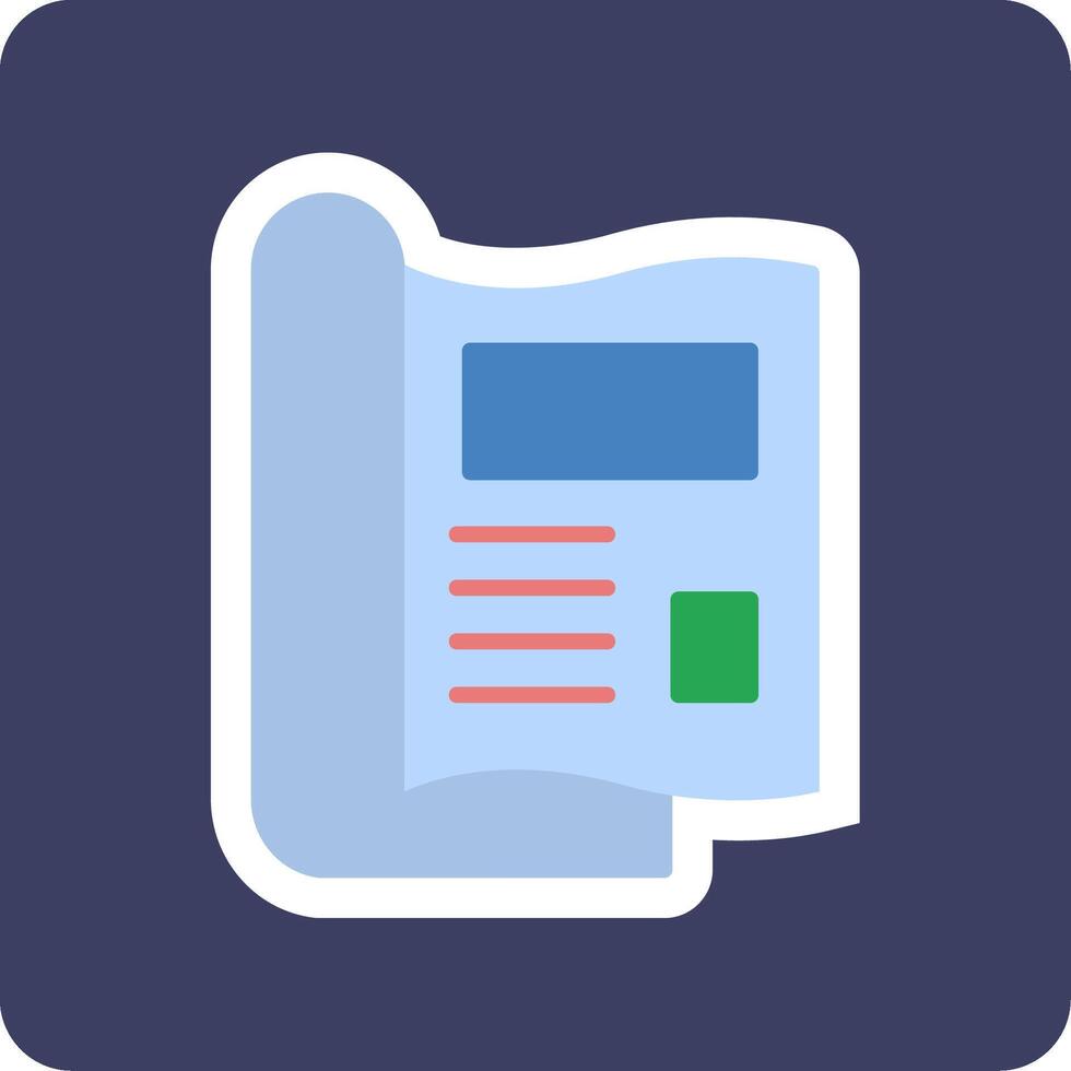 Magazine Vector Icon