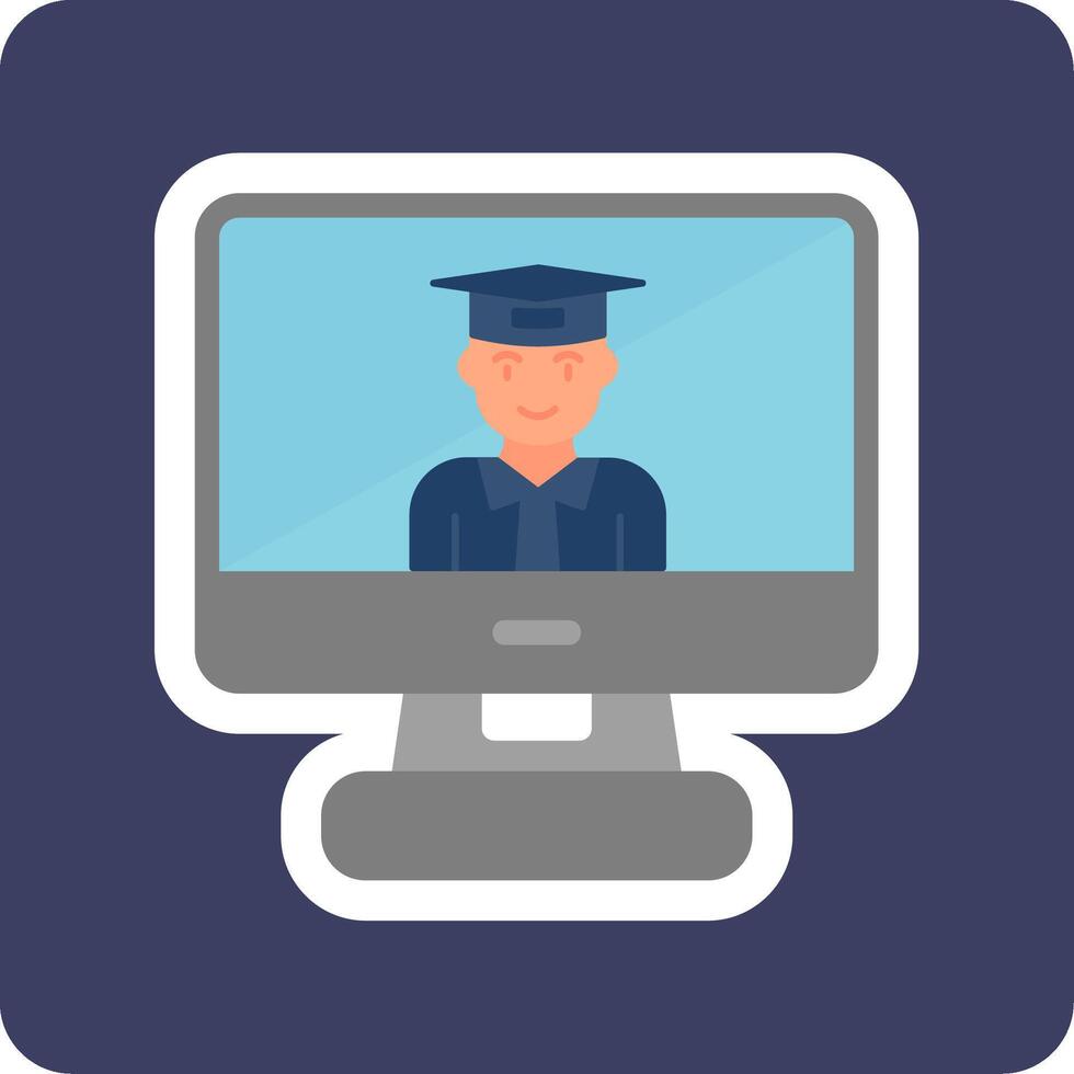 Online Learning Vector Icon