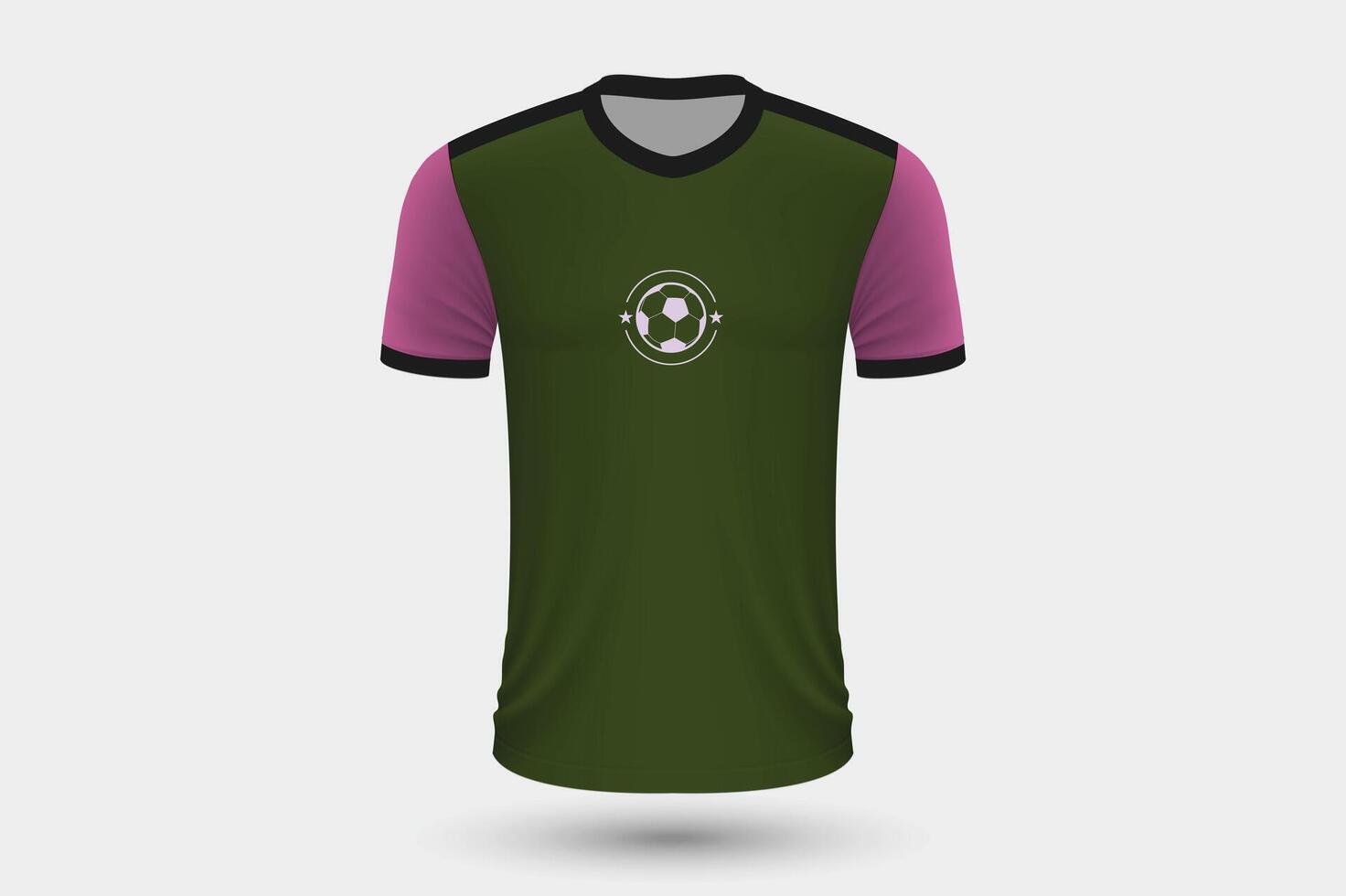 realista fútbol camisa Alemania hogar jersey modelo para fútbol americano equipo. vector
