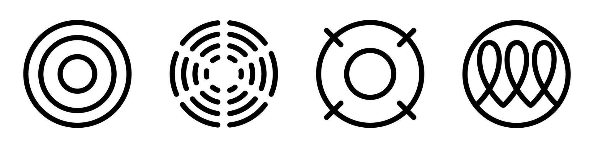 Stove icons set simple design vector