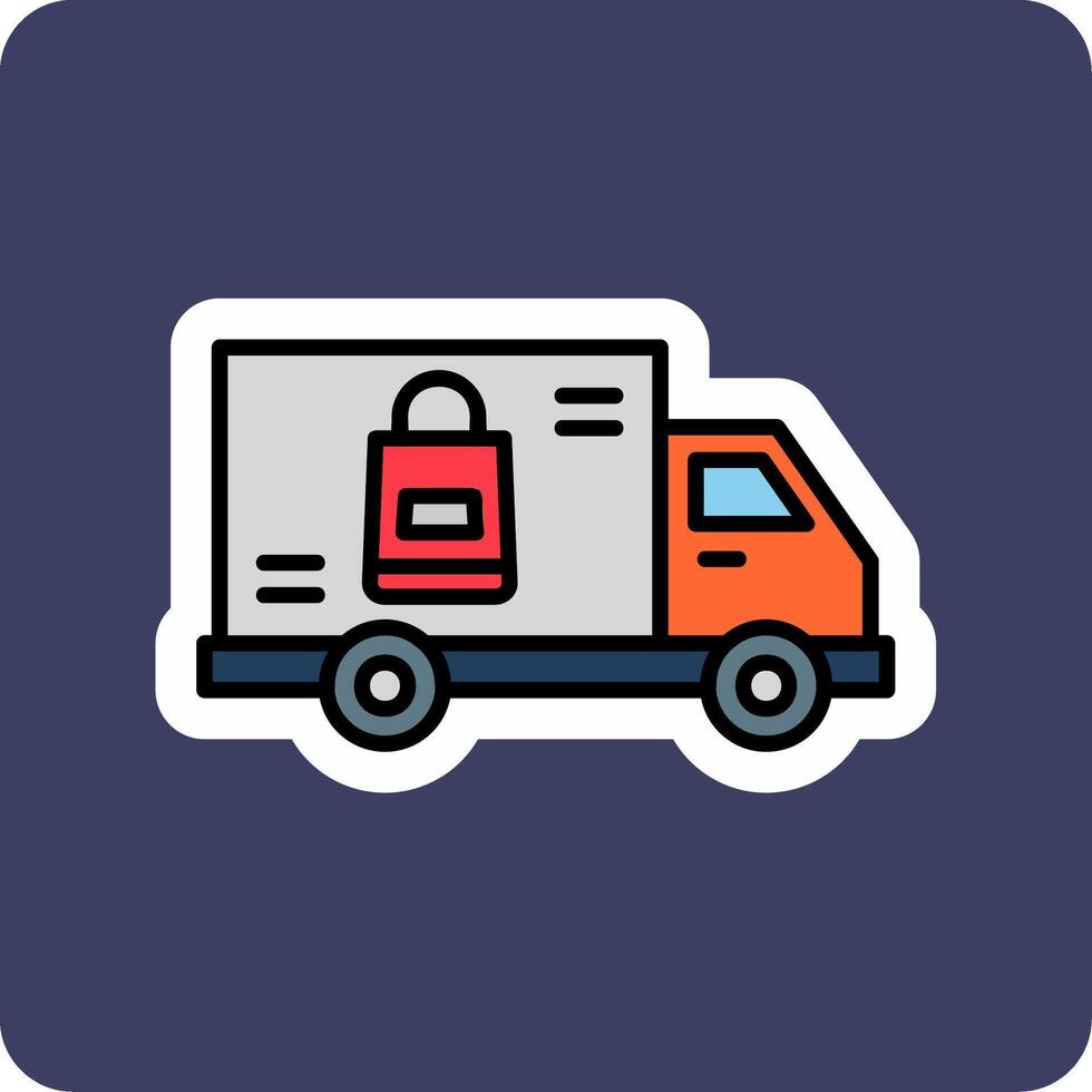 Delivery Truck Vector Icon