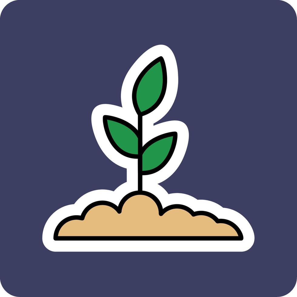 icono de vector de planta