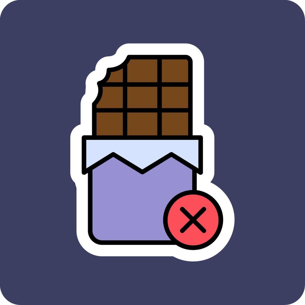 No Chocolate Vector Icon