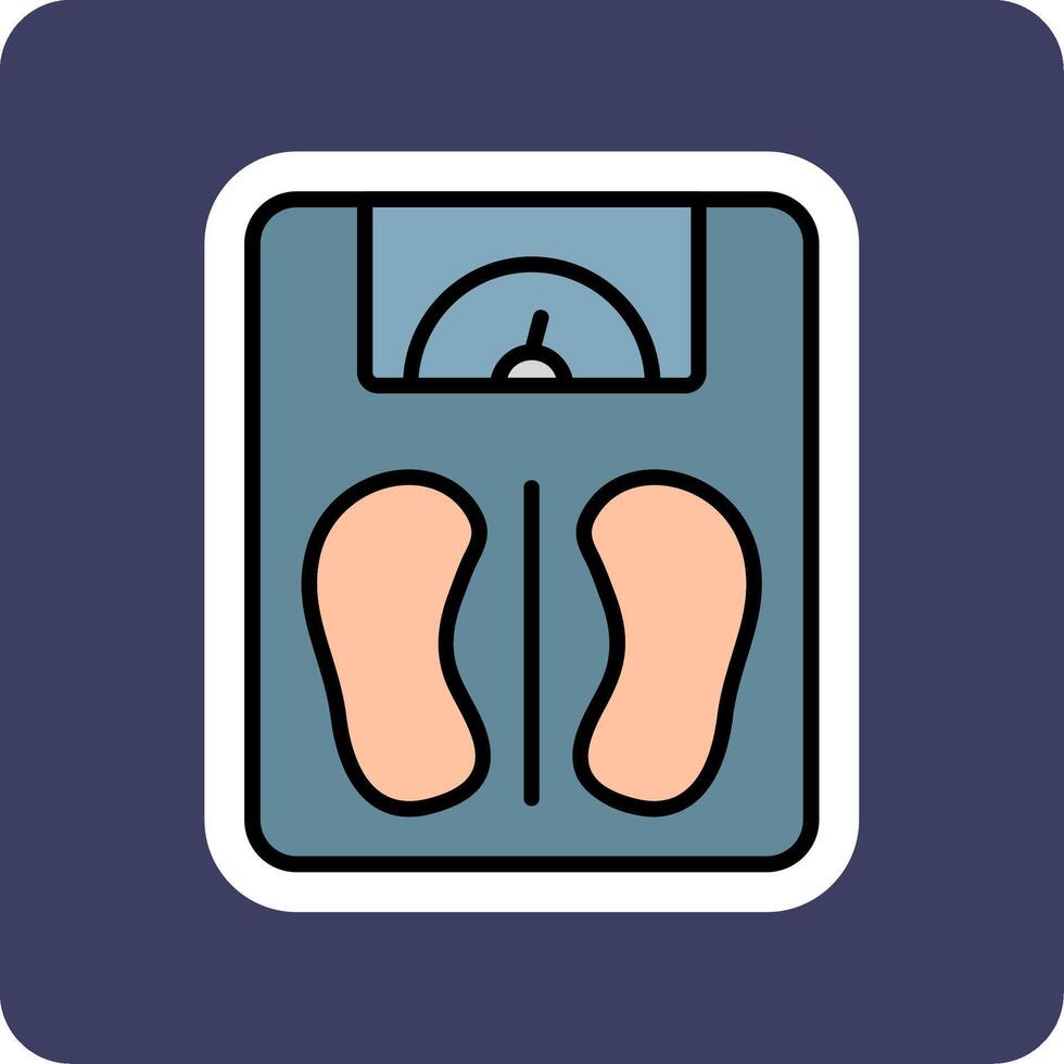 Weight Scale Vector Icon