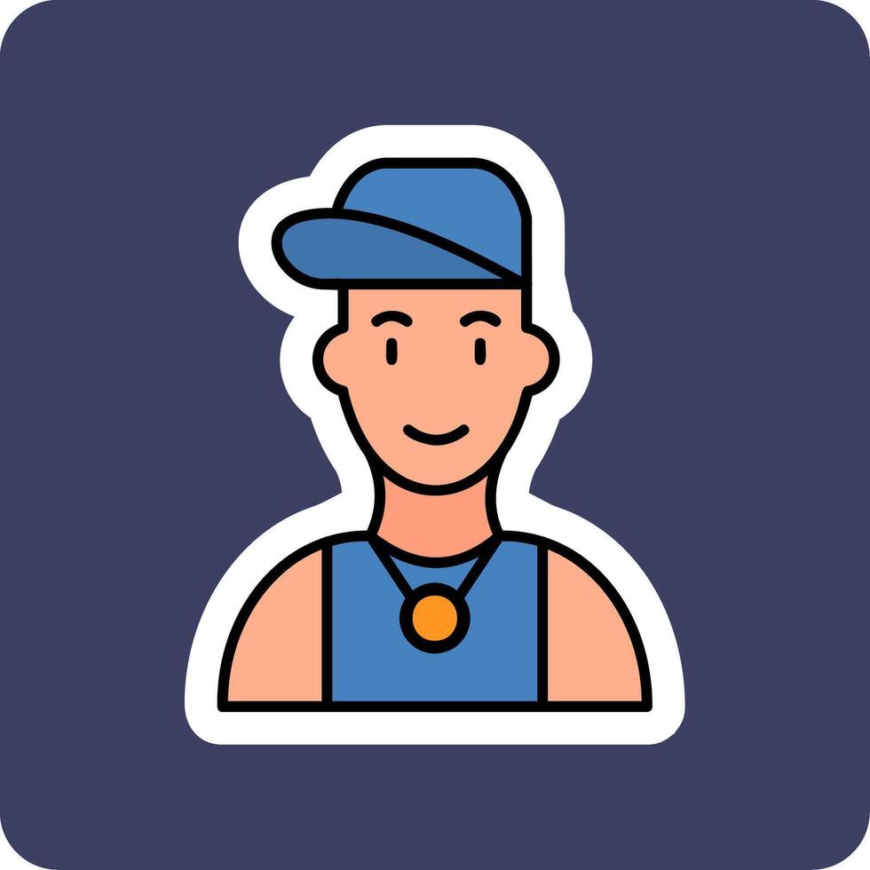 Hip Hop Man Vector Icon