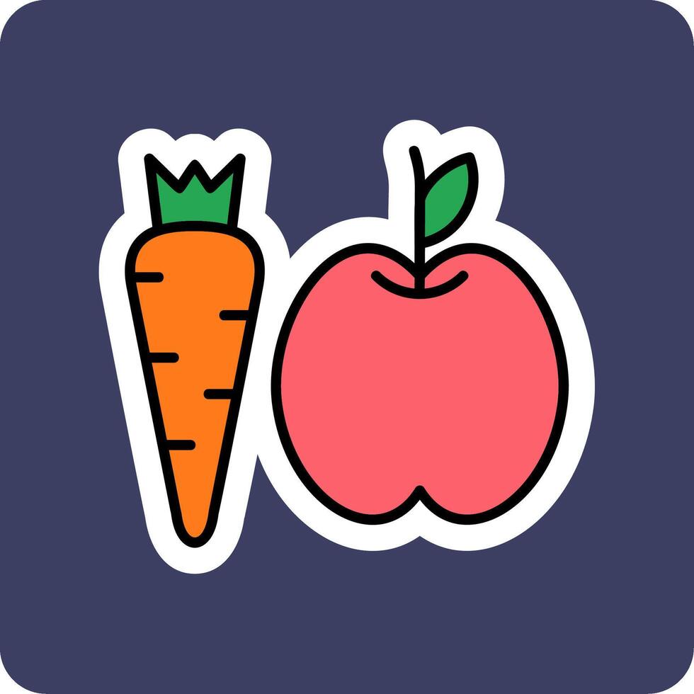 Healthy Food Vector Icon