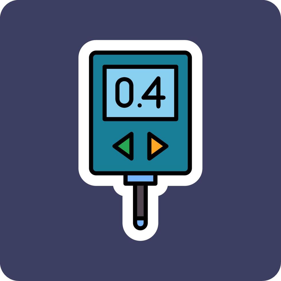 Glucometer Vector Icon