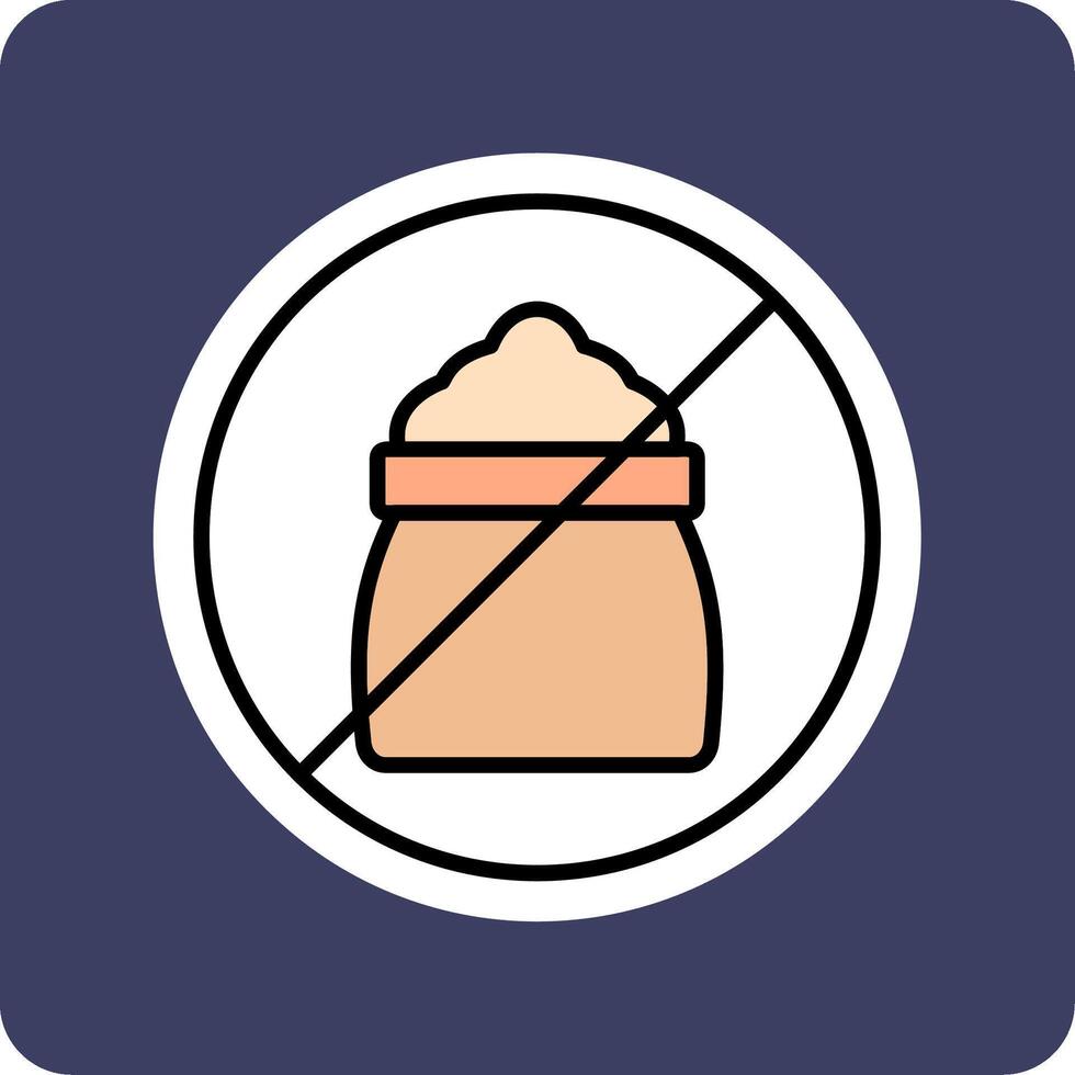 No Sugar Vector Icon