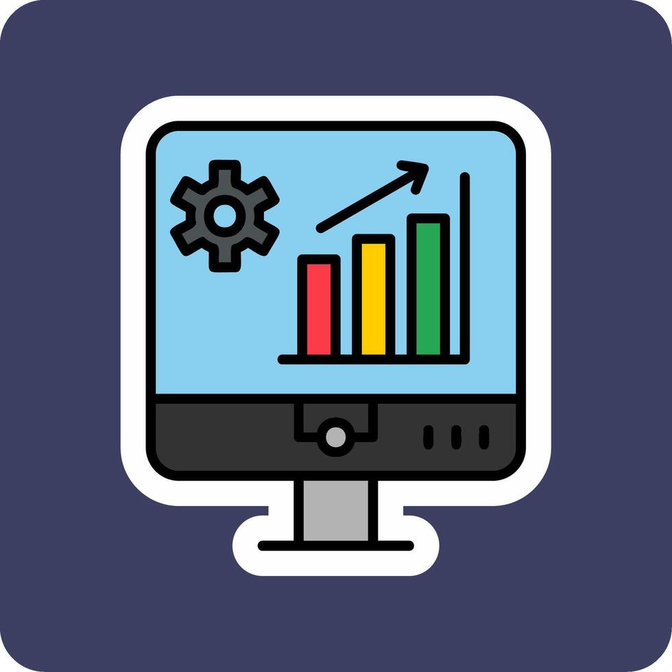 Market Analysis Vector Icon