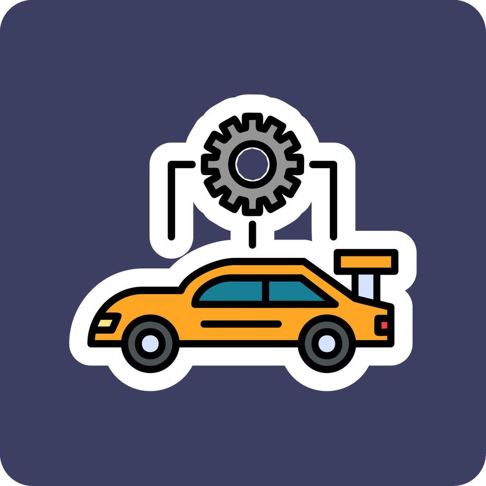 Car Configuration Vector Icon