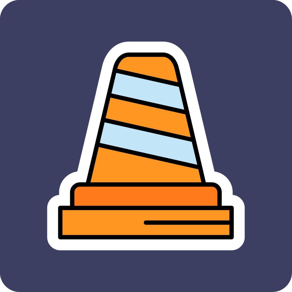 Traffic Cone Vector Icon