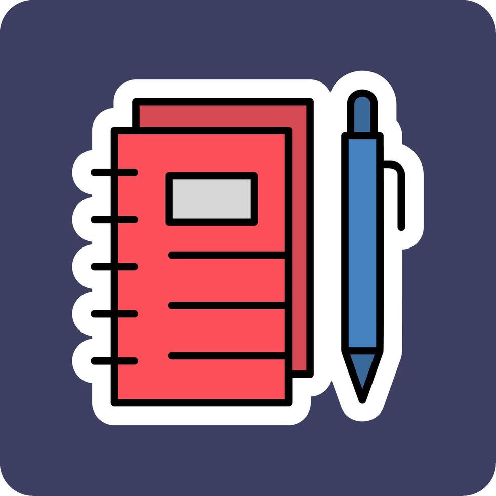 Notebook Vector Icon