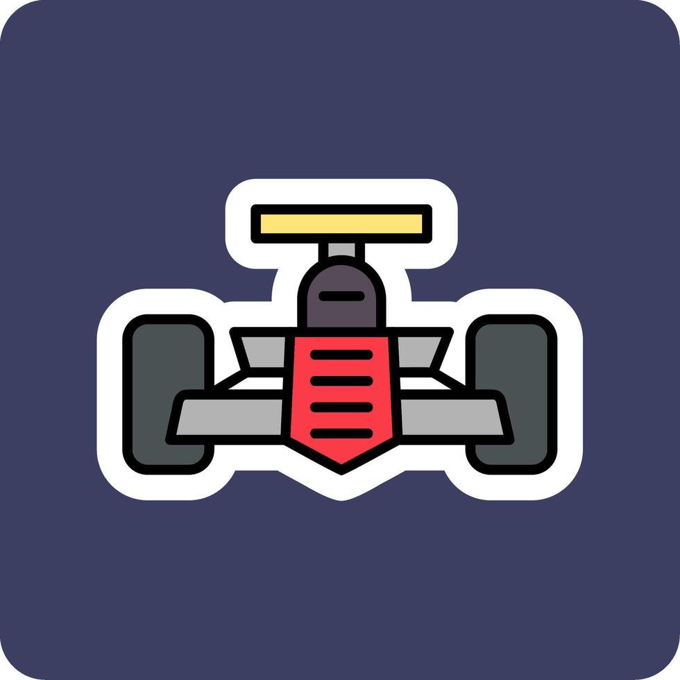 Racing Car Vector Icon