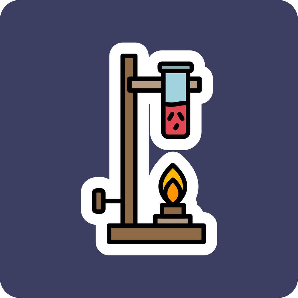 Bunsen Burner Vector Icon