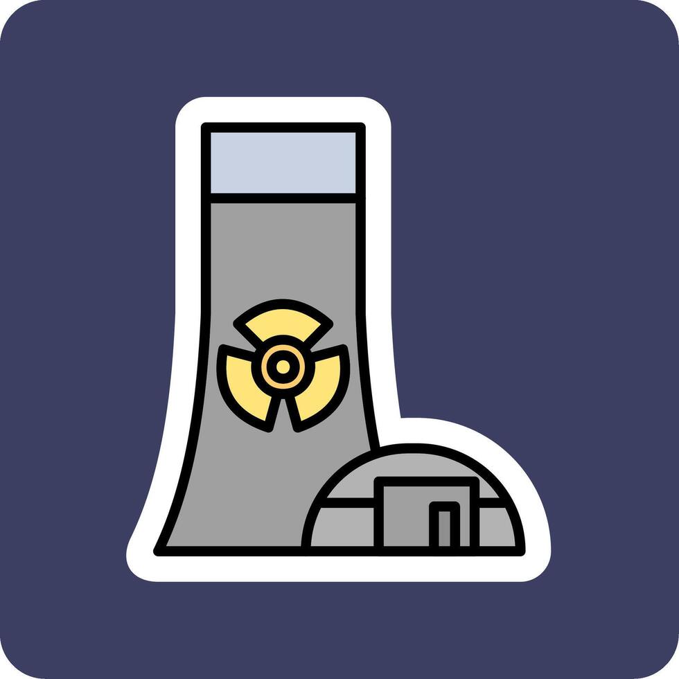 Nuclear Power Vector Icon