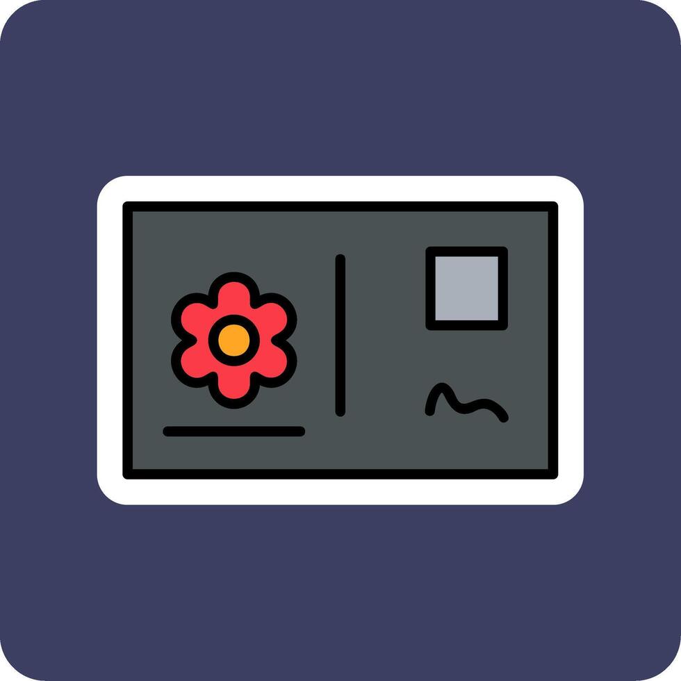Postcard Vector Icon