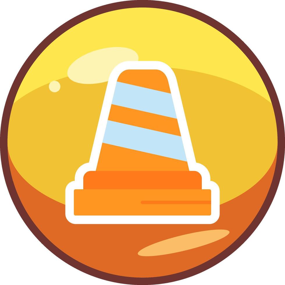 Traffic Cone Vector Icon