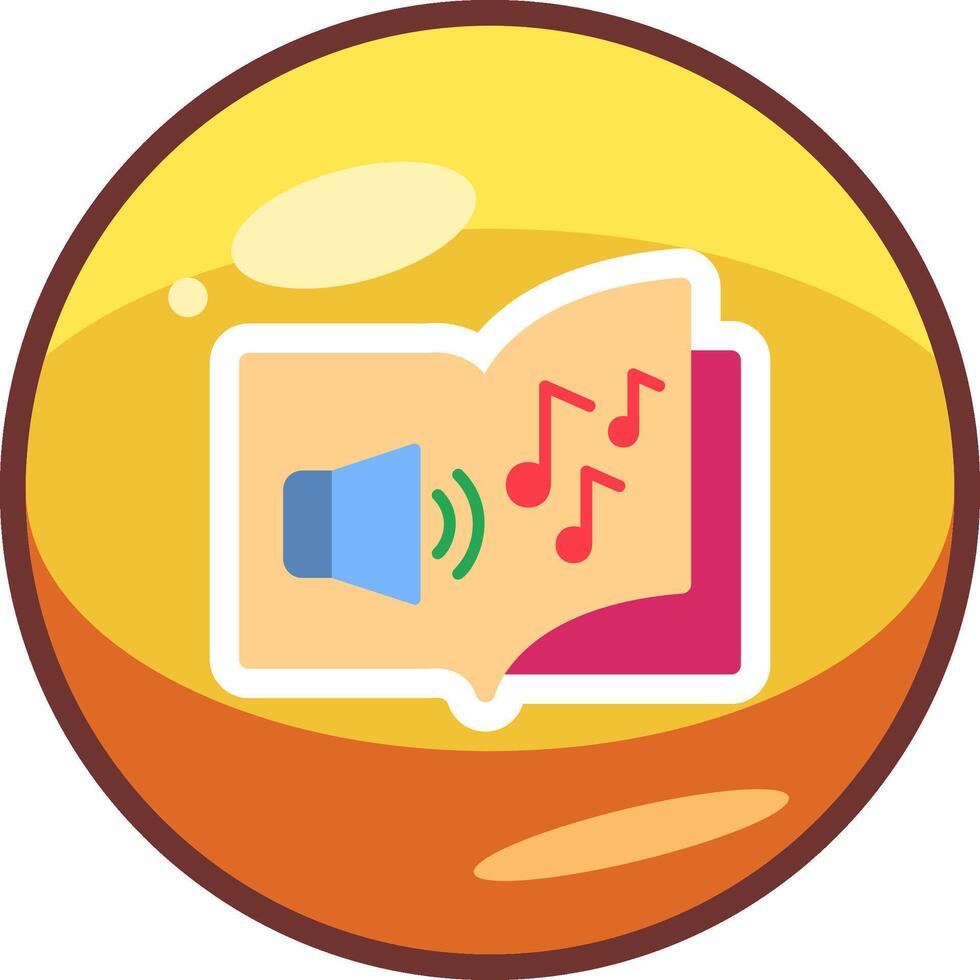 Audio Book Vector Icon