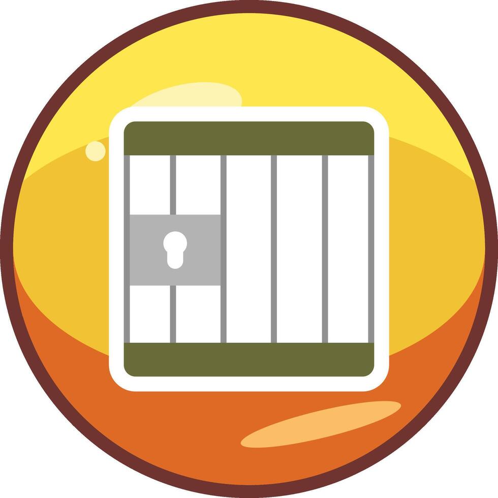 Military Jail Vector Icon