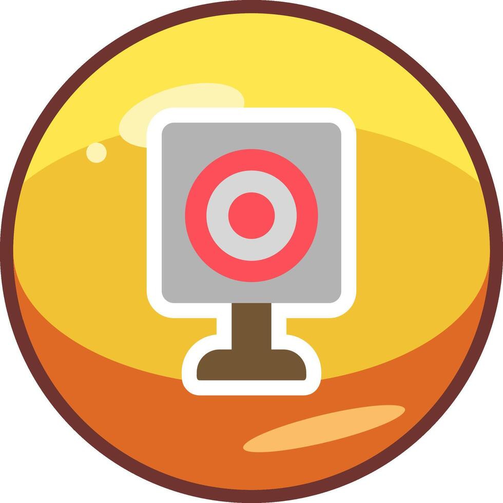 Military Target Vector Icon
