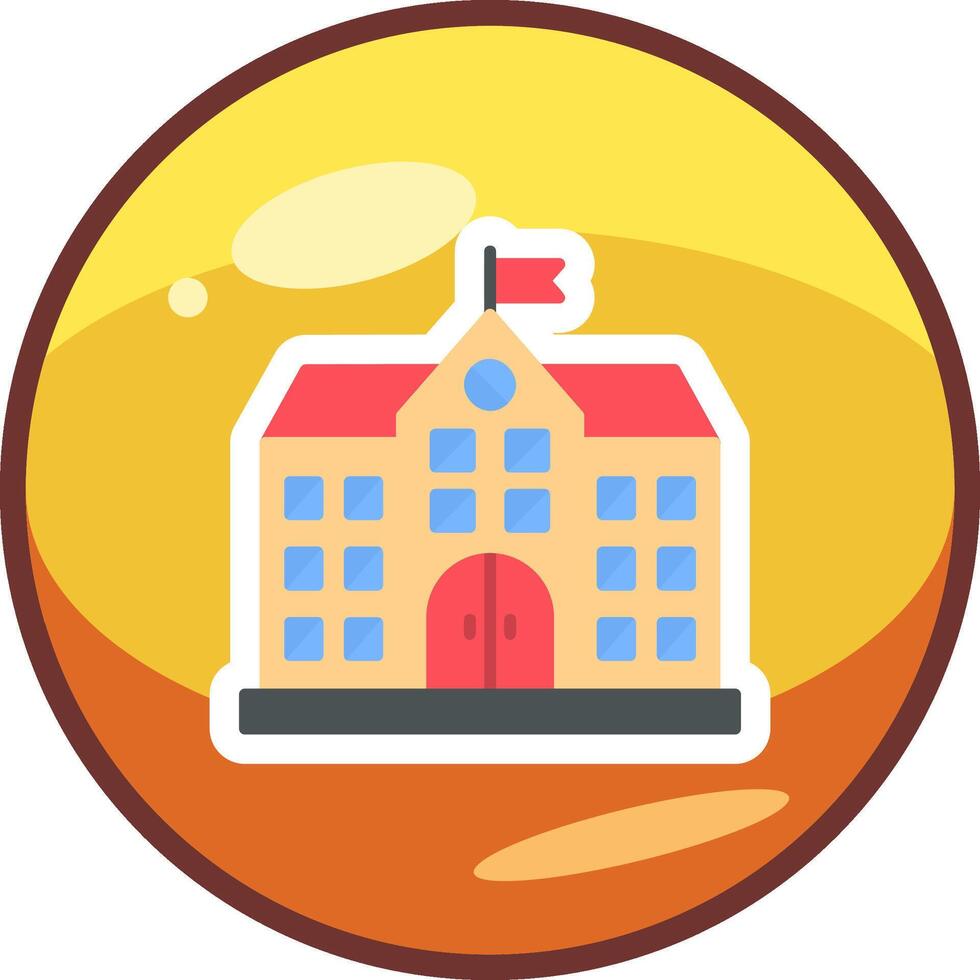 University Building Vector Icon