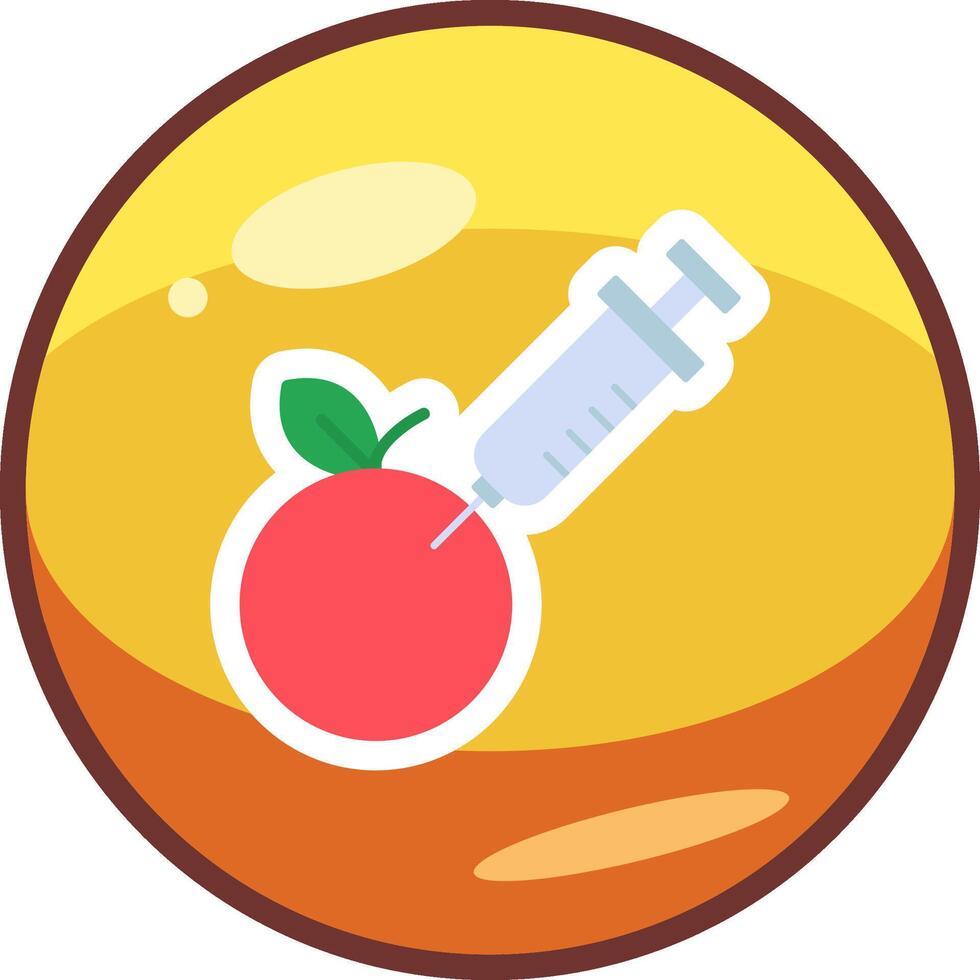 Gmo Food Vector Icon