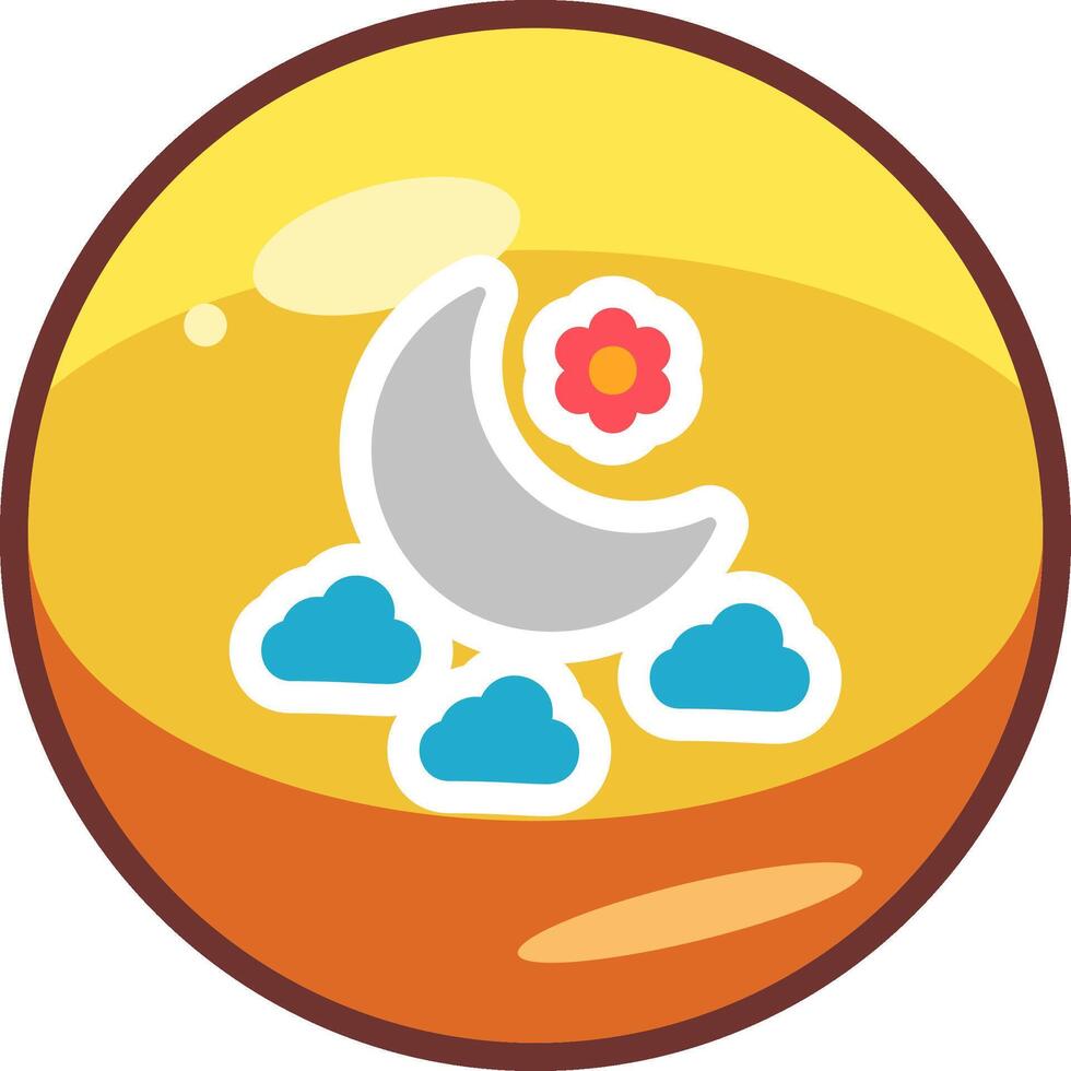 Moon Vector Icon