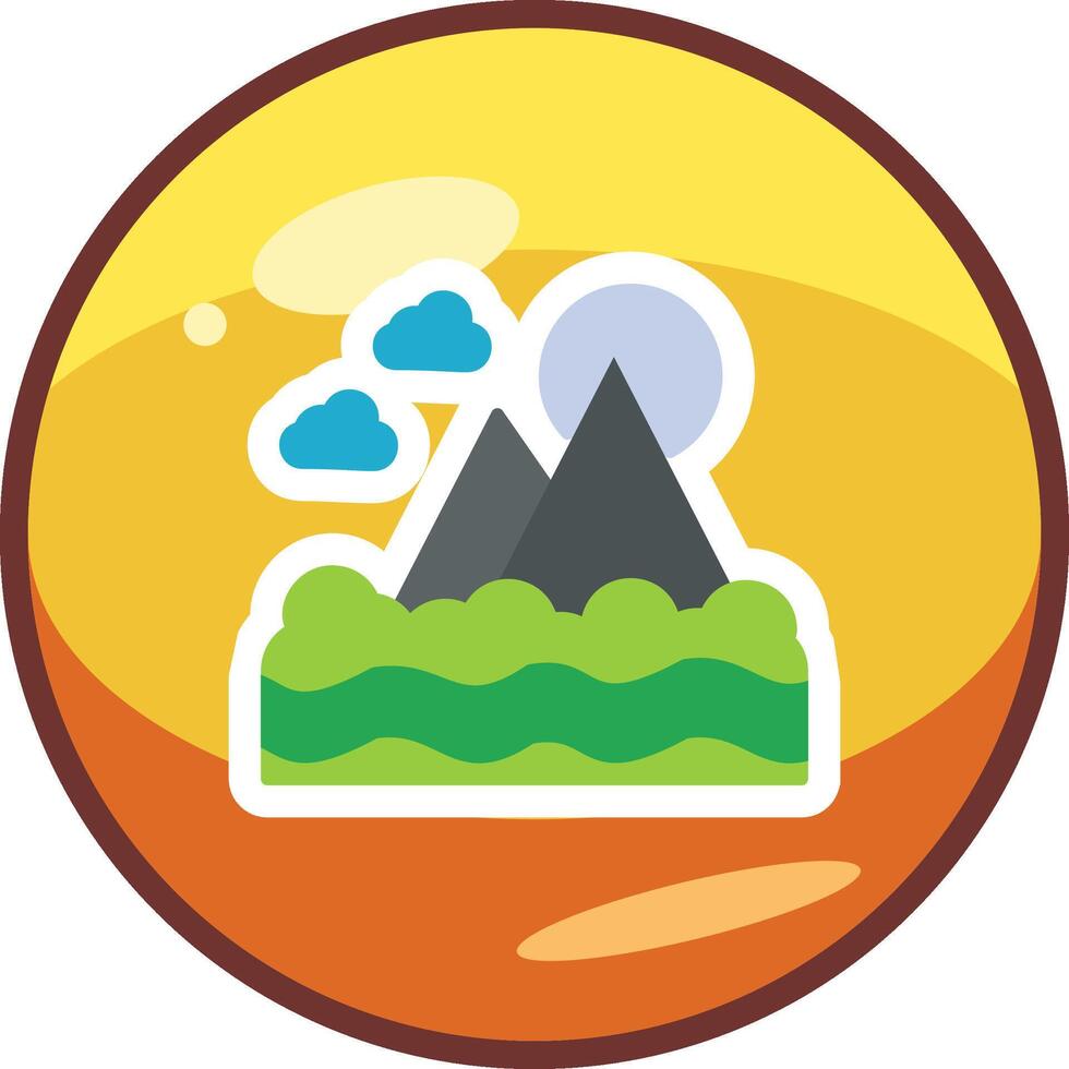 Mount Fuji Vector Icon