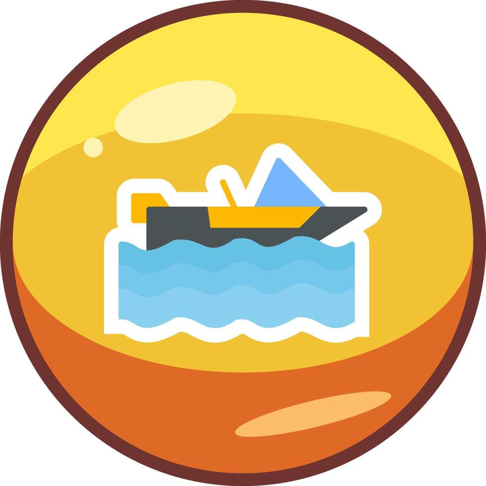 Motorboat Vector Icon