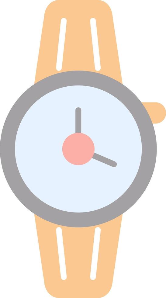 Wristwatch Flat Light Icon vector