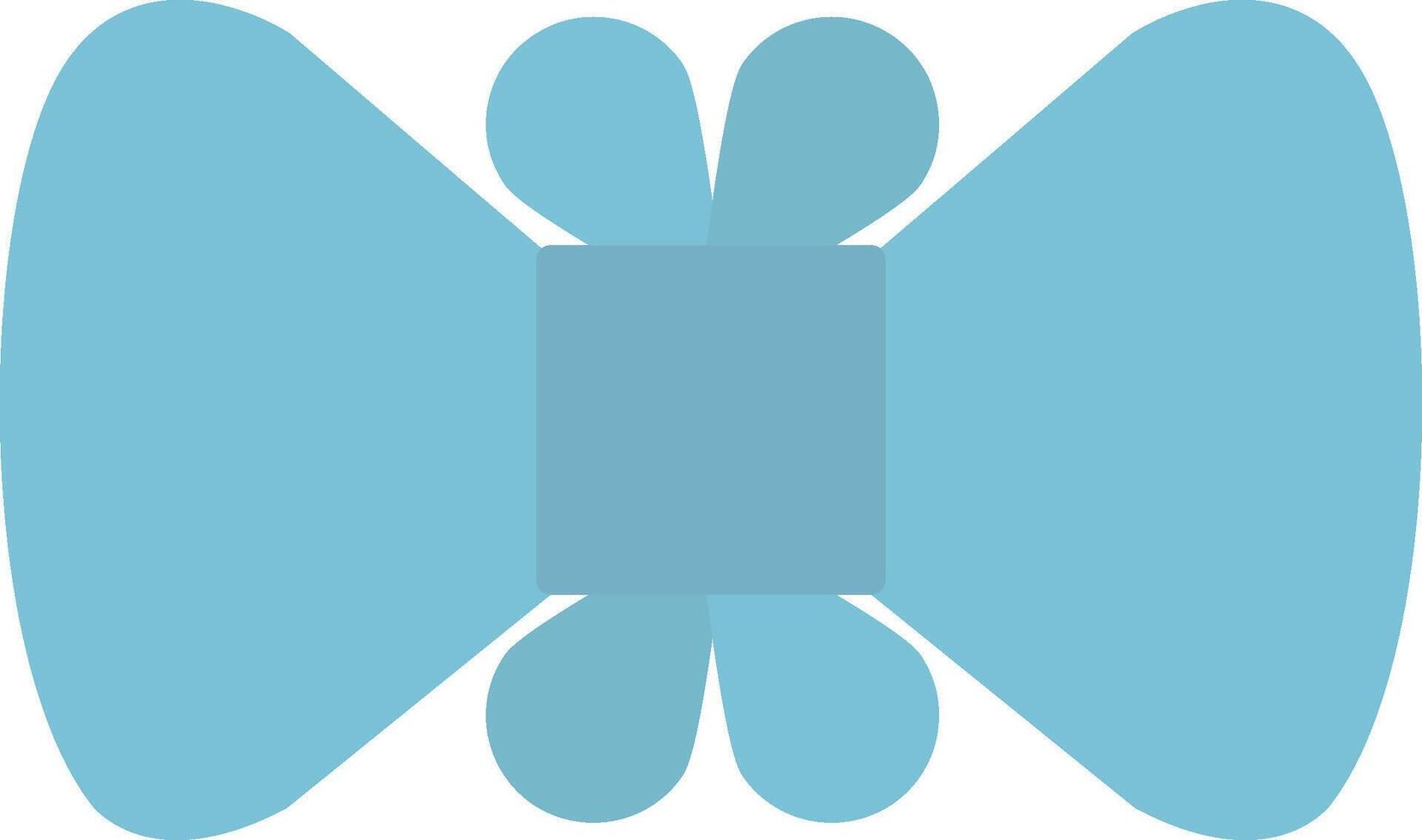 Bowtie Flat Light Icon vector