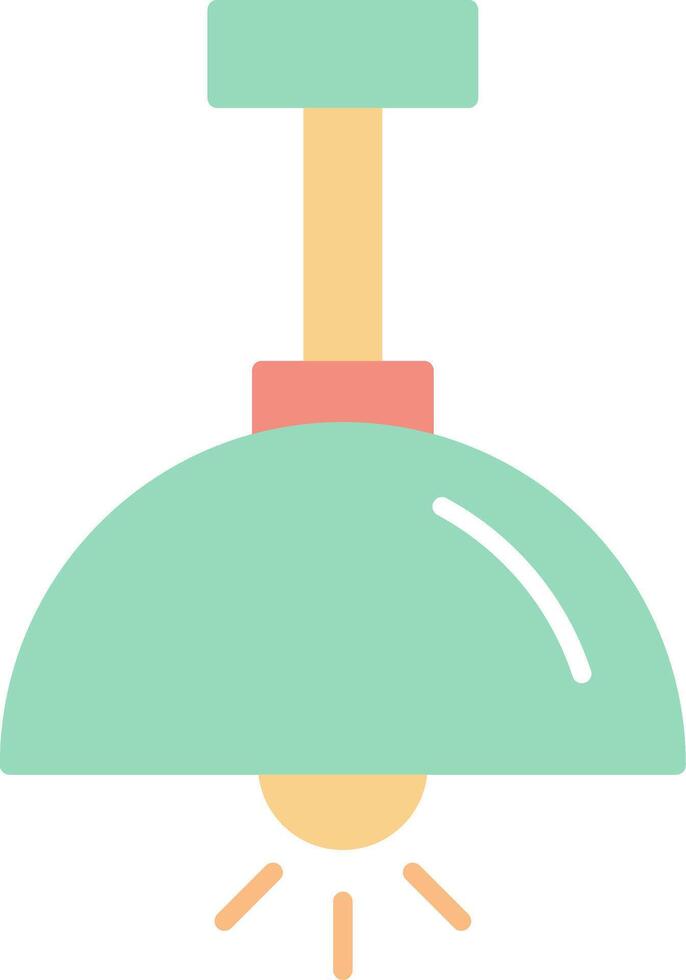 Chandelier Flat Light Icon vector
