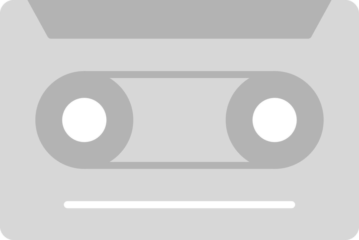 Cassette Flat Light Icon vector