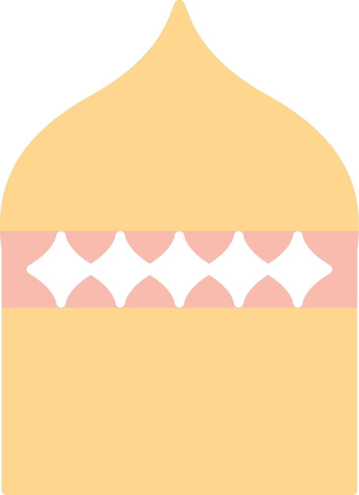 Islamic Architecture Flat Light Icon vector