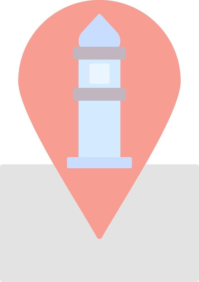 Location Flat Light Icon vector