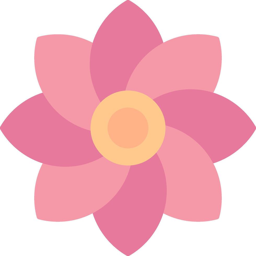 Flower Flat Light Icon vector