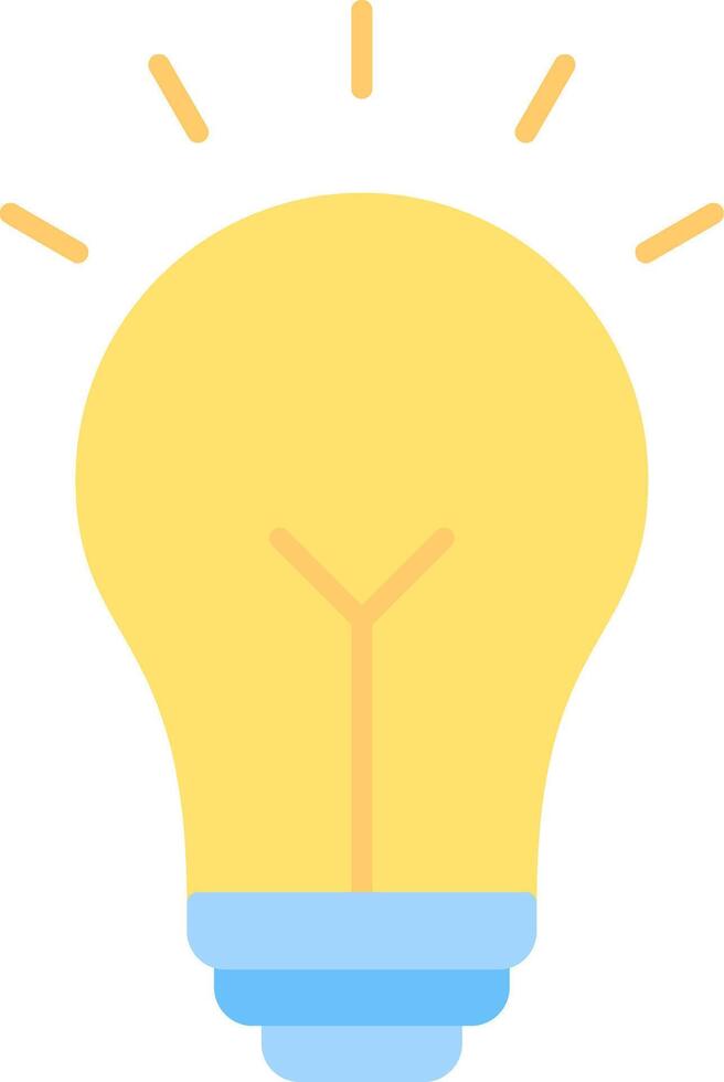 Idea Flat Light Icon vector