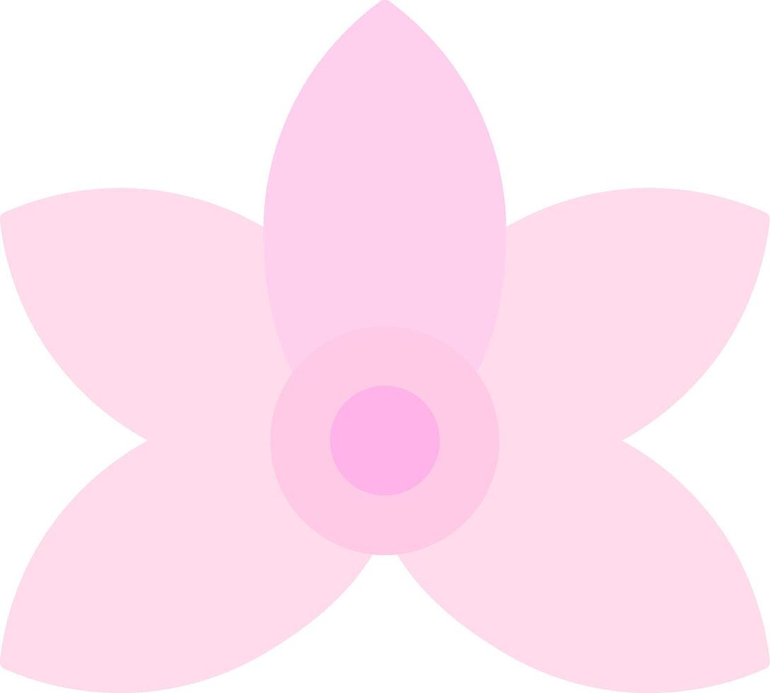 Lily Flat Light Icon vector