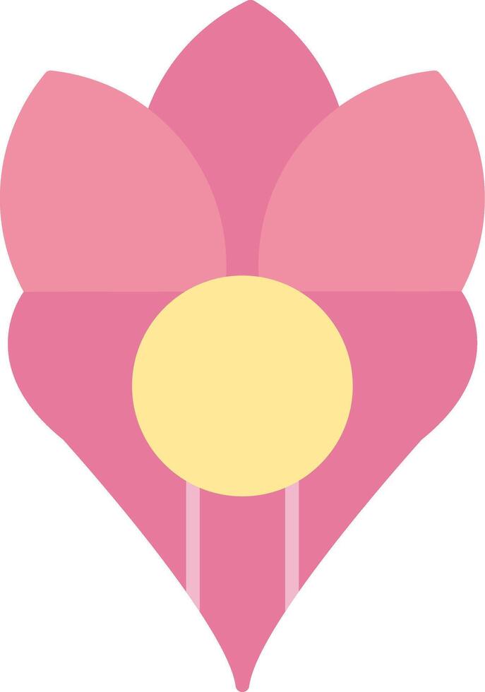 Crocus Flat Light Icon vector