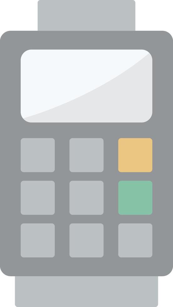 Card Reader Flat Light Icon vector