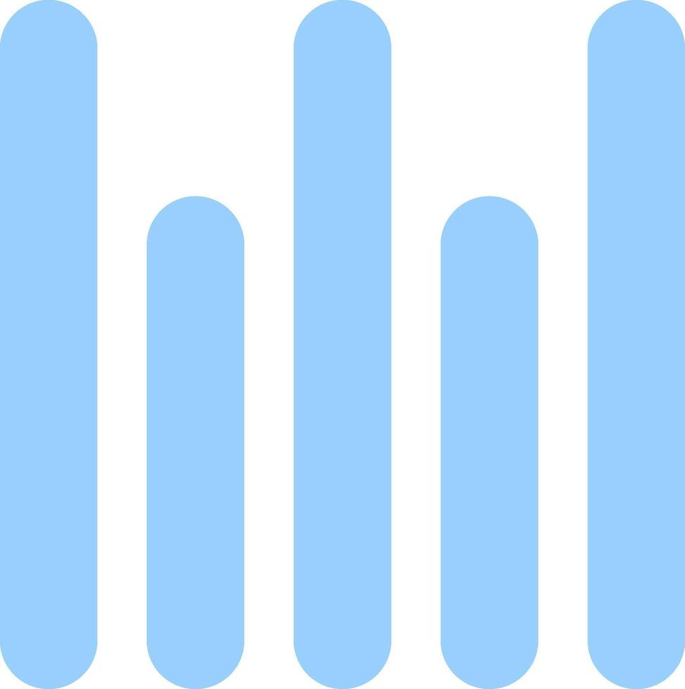 Vertical Align Bottom Flat Light Icon vector