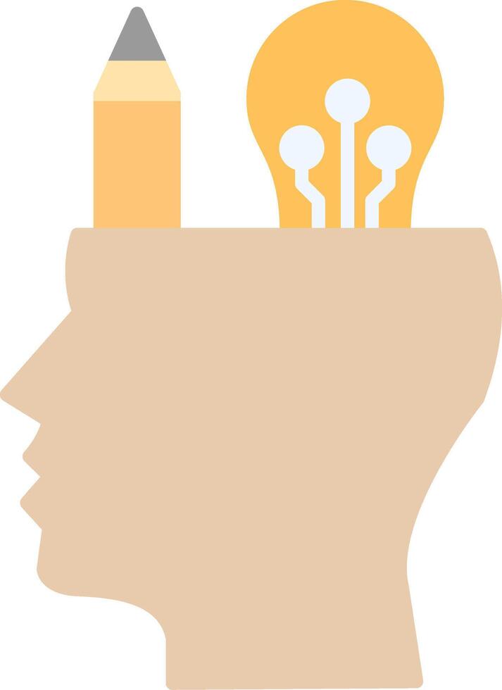 Designer Flat Light Icon vector