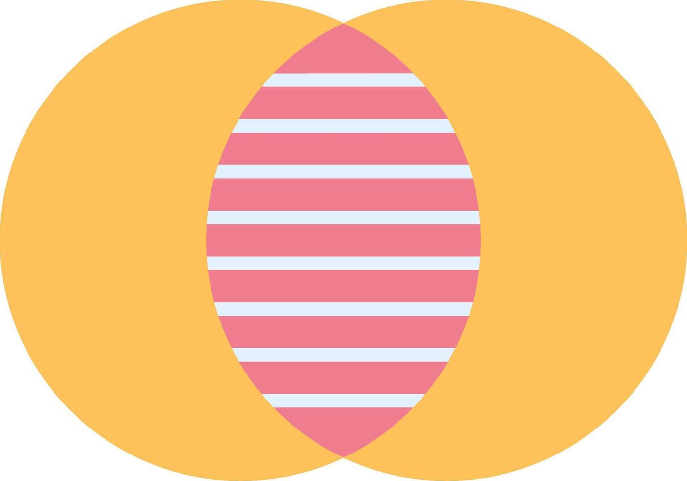 Overlap Flat Light Icon vector