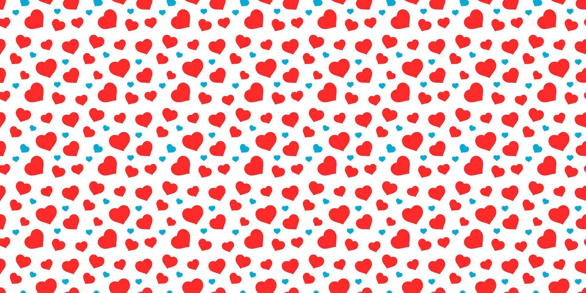 seamless pattern of love shape or heart shape vector. valentine's day vector template.