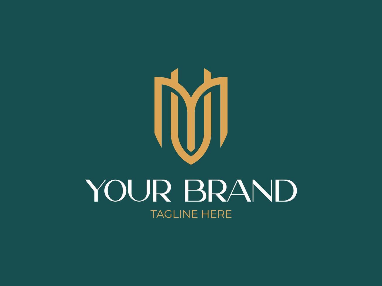 the beautiful letter MW or MU monogram in incredibly luxury and classy style, elegant circular letter M and W logo template for a high-end brand personality vector