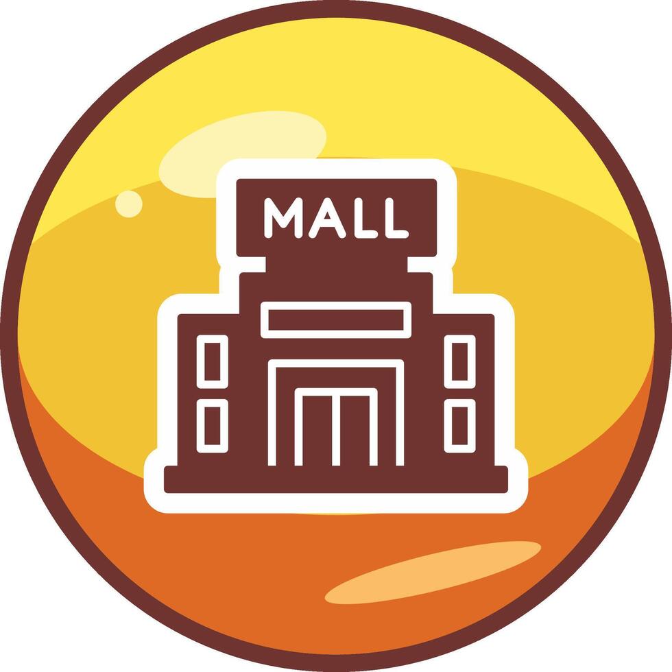 Shopping Mall Vector Icon